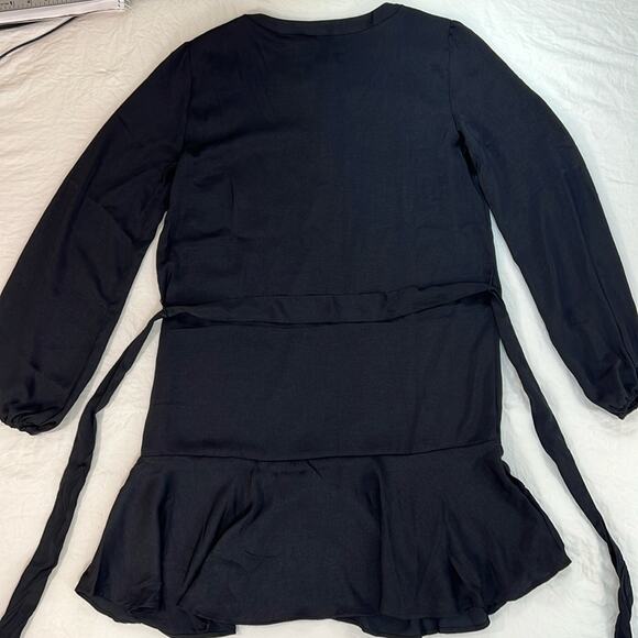 GAP Women's Dress XS Black Academia Preppy Whimsigoth Boho Lightweight - Picture 10 of 13